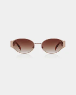 A.Kjaerbede unisex aurinkolasit Bella, ruskea kuosillinen