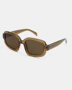 A.Kjaerbede unisex aurinkolasit Pluto, vaaleanruskea