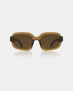 A.Kjaerbede unisex aurinkolasit Pluto, vaaleanruskea