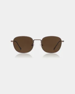 A.Kjaerbede unisex aurinkolasit Hello, tummanruskea