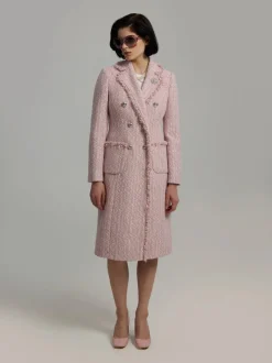 Andiata bleiserimekko Caren Coat, vaaleanpunainen