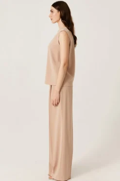 Andiata Naisten Toppi ELLAYNE TOP Vaalea Beige