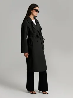 Andiata naisten trenssitakki Suela 2 Coat, musta