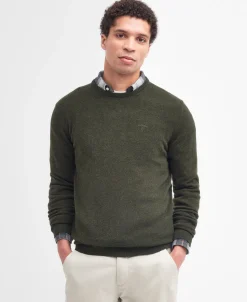 Barbour Essential Lambwool Crew KHAKI