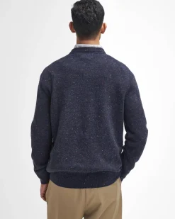 Barbour miesten neulepusero Tainsbury Crew Neck Sweater, tummansininen
