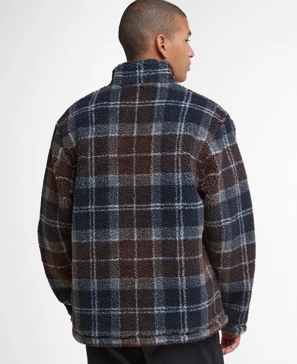 Barbour miesten takki Barbour Tartan Fleece Jacket, sininen ruutu