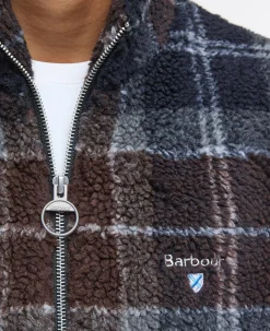 Barbour miesten takki Barbour Tartan Fleece Jacket, sininen ruutu