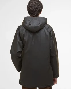 Barbour miesten vahapintainen parkatakki, Barbour Bedale Wax Parka Khaki