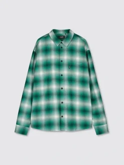 Billebeino Miesten Paita, PLAID FLANNEL SHIRT Vihreä Ruutu