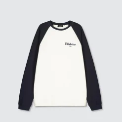Billebeino miesten pitkähihainen trikoopaita, BASEBALL LONG SLEEVE SHIRT Luonnonvalkoinen