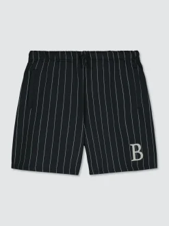 Billebeino miesten shortsit, BILLEBEINO PINSTRIPE SWEATSHORTS Musta