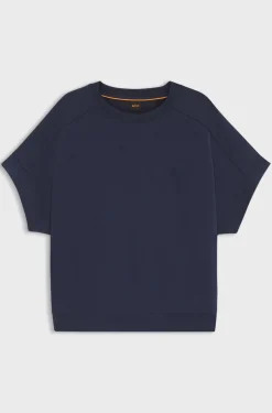 BOSS Orange naisten paita, ENARI JERSEY TOP Tummansininen