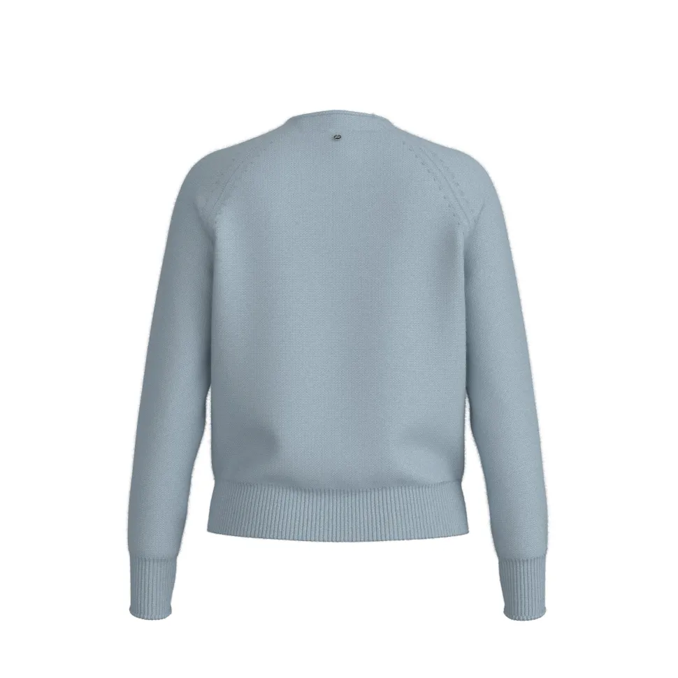 Boss woman naisten neulepusero, FESPERANASY KNITWEAR VAALEANSININEN