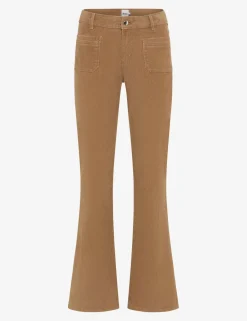 Brax naisten samettihousut, SHAKIRA CORD Vaalea Beige