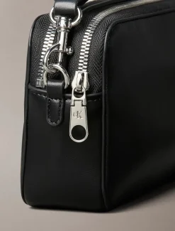 Calvin Klein Accessories laukku Webbing Double Strap Camera Bag, musta