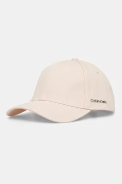 Calvin Klein Accessories naisten lippis, CALVIN KLEIN COTTON TWILL CAP Vaaleanpunainen