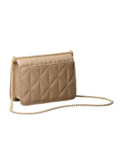 Calvin Klein Accessories naisten laukku QUILTED MINI CHAIN BAG, vaalea beige