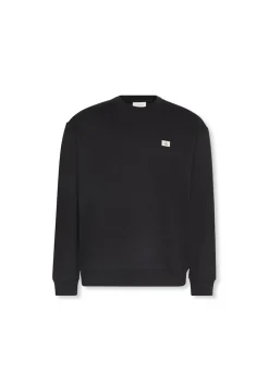 Calvin Klein Jeans miesten collegepaita, LS EU 350TERRY BADGE CN SWEATSHIRT Musta
