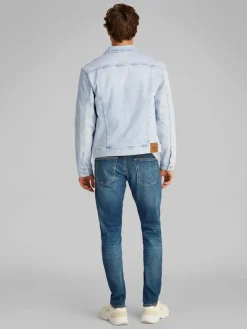 Calvin Klein Jeans miesten farkkutakki, SLIM DENIM JACKET LIGHT BLUE Indigo