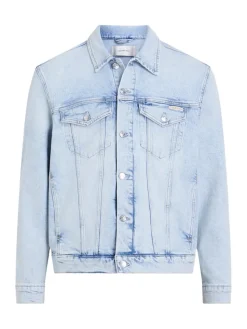 Calvin Klein Jeans miesten farkkutakki, SLIM DENIM JACKET LIGHT BLUE Indigo