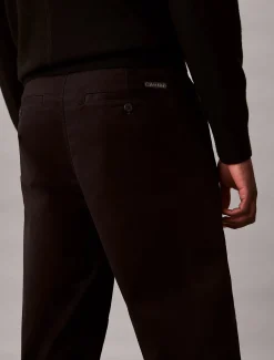 Calvin Klein Jeans miesten housut, 90S STRAIGHT TWILL COMFORT Musta