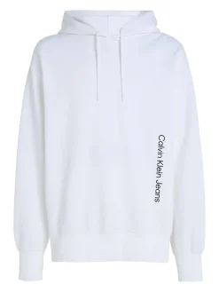 Calvin Klein Jeans Miesten Huppari, DIFFUSED GRAPHIC HOODIE Valkoinen