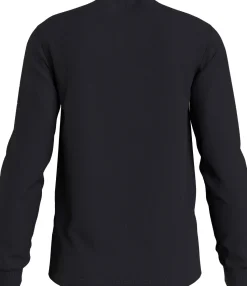 Calvin Klein Jeans Miesten Paita, MONOLOGO BADGE WAFFLE LS TEE Musta