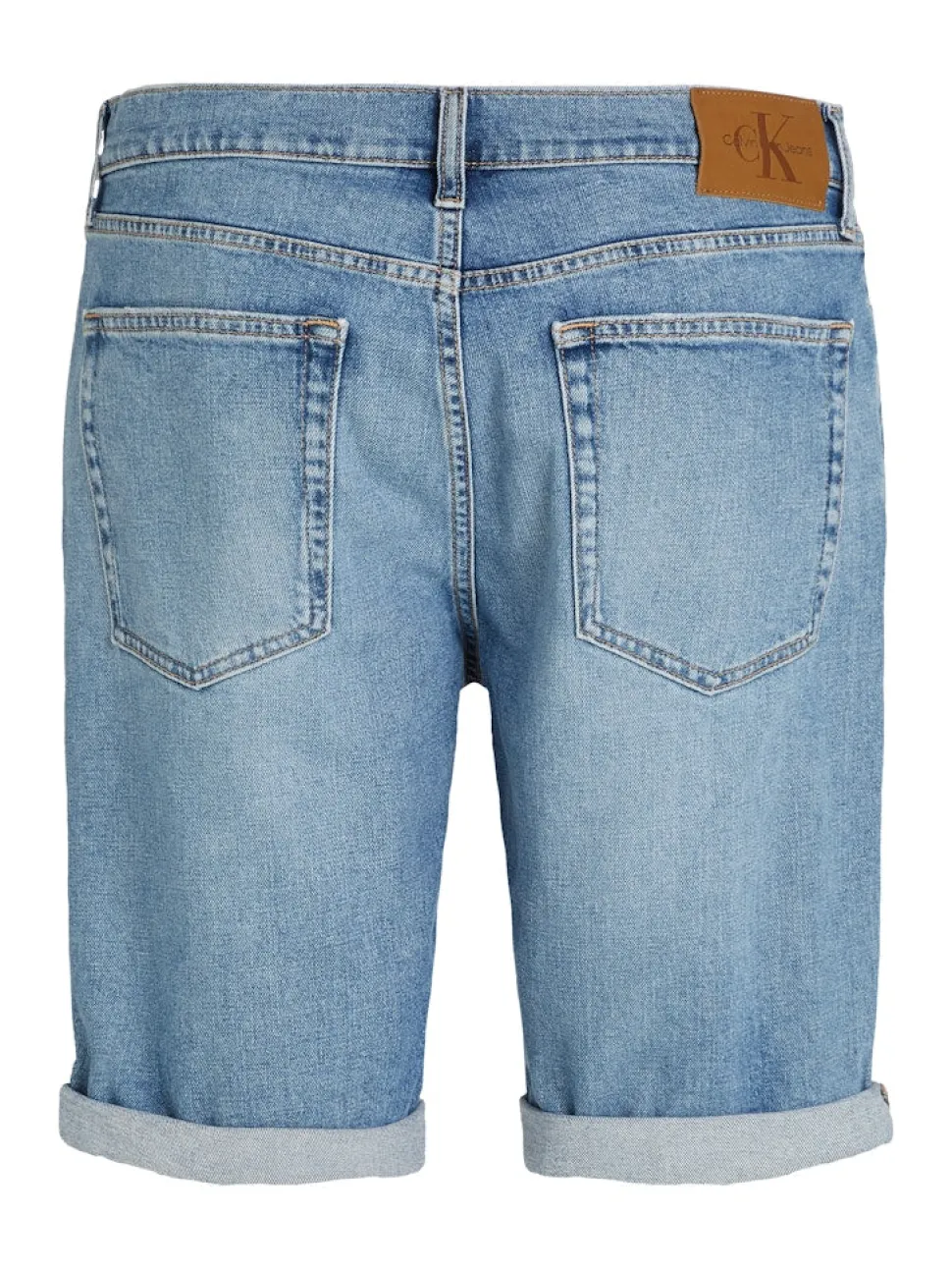 Calvin Klein Jeans miesten shortsit, SLIM SHORT 1A4 MID BLUE Sininen, Indigo