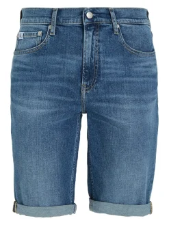 Calvin Klein Jeans miesten shortsit, SLIM SHORTS Sininen, Indigo