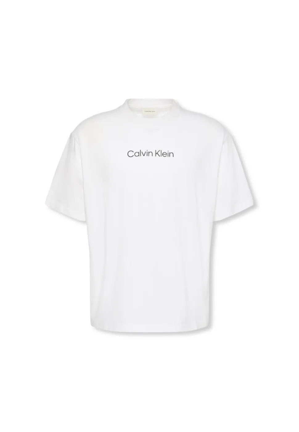 Calvin Klein Jeans miesten t-paita, SS STANDARD LOGO 30S CREWNK TEE Valkoinen