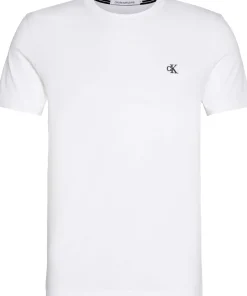 Calvin Klein Jeans Miesten T-paita CK ESSENTIAL SLIM TEE Valkoinen