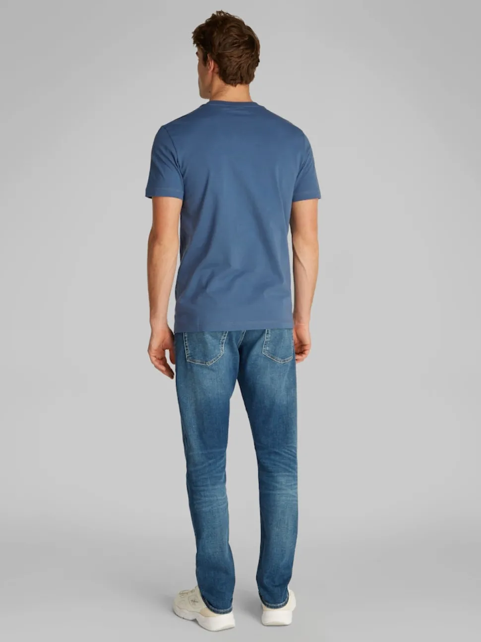 Calvin Klein Jeans miesten t-paita, MONOLOGO TEE, CK1 Sininen