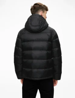 Calvin Klein Jeans miesten untuvatakki, K LS NYLON ZIPOFF HOOD DOWN PUFFERJACKET Musta