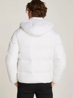 Calvin Klein Jeans Miesten Untuvatakki, K ESSENTIAL DOWN JACKET Valkoinen