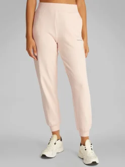Calvin Klein Jeans naisten lenkkeilyhousut, MONOLOGO JOG PANT Vaaleanpunainen