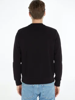 Calvin Klein Menswear Miesten Collegepaita, MICRO LOGO REPREVE SWEATSHIRT NS Musta