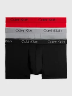 Calvin Klein Miesten Bokserit 3-Pack, LOW RISE TRUNK MICROMA NOS