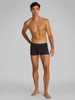 Calvin Klein miesten bokserit, TRUNK 3PK LUXORY MODAL Musta