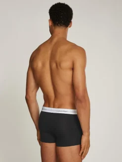 Calvin Klein Miesten Bokserit, TRUNK 3PK NOS Mustavalkoinen