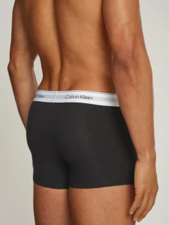 Calvin Klein Miesten Bokserit, TRUNK 3PK NOS Mustavalkoinen