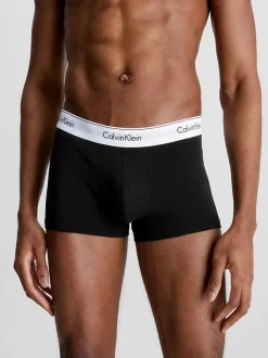 Calvin Klein Miesten Bokserit Trunk 3PK Black Musta