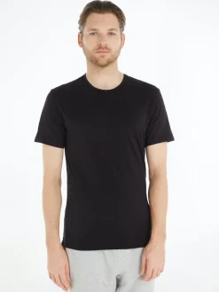 Calvin Klein Miesten T-paita, 2P SS CREW T-SHIRT NOS Musta