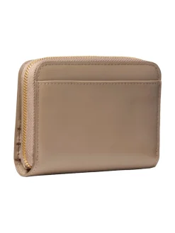 Calvin Klein naisten lompakko CK Medium Flap Zip Around, beige