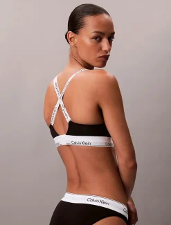 Calvin Klein naisten rintaliivit, LGHTLY LINED BRALETTE Musta