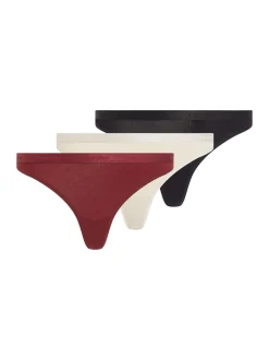 Calvin Klein Naisten Stringit, K-CK THONG 3PK Monivärinen Kuosi