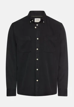Camel Active miesten kauluspaita Tencel LS Shirt, musta