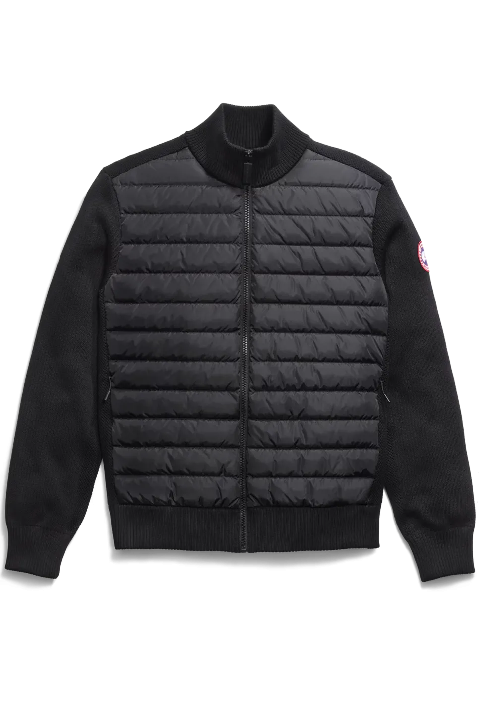Canada Goose miesten hybriditakki Hybridge Knit Jacket - Classic Disc, musta