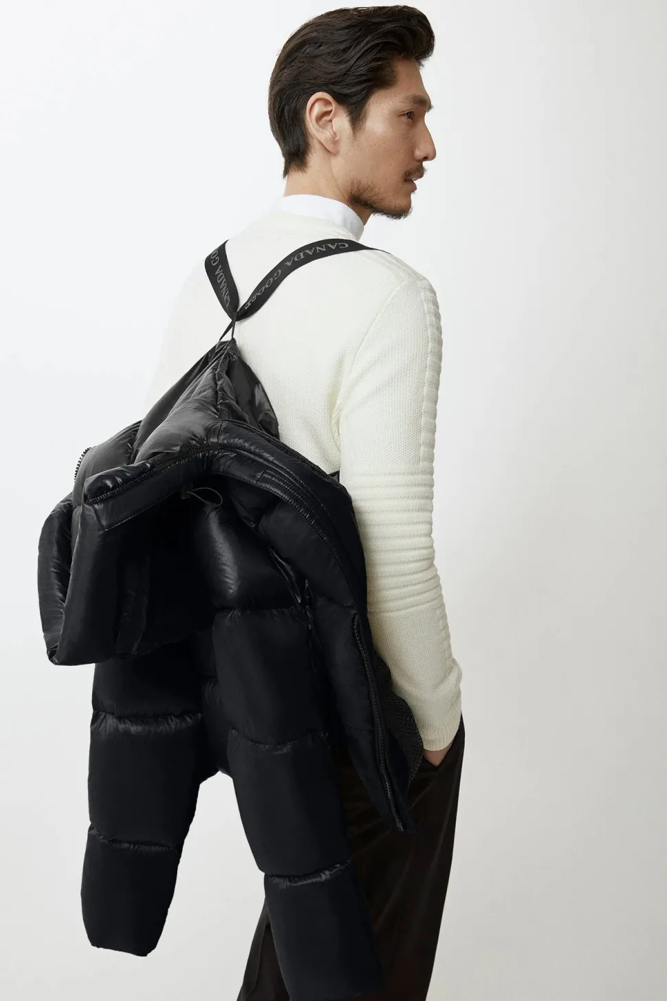 Canada Goose Miesten Untuvatakki, CROFTON PUFFER BLACK DISC Musta