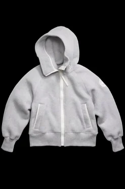 Canada Goose naisten fleecetakki CHILLIWALK FLEECE BOMBER, vaaleanharmaa