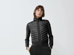 Canada Goose Naisten Kevytuntuvatakki, HYBRIDGE KNIT JACKET Musta